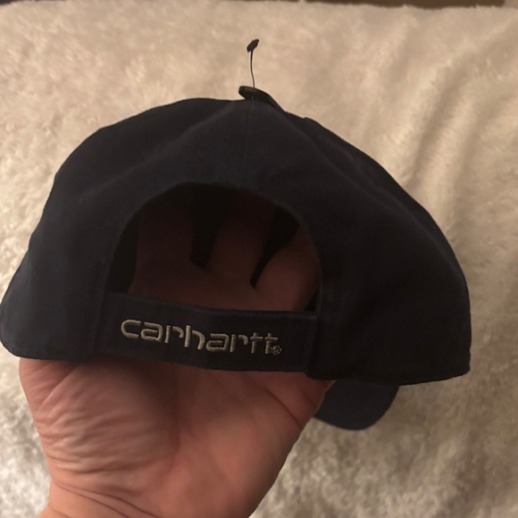 Carhartt Navy Cap with Trades Patch - Picture 4 of 5